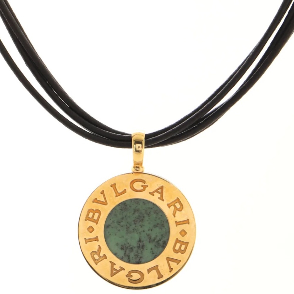 Bvlgari Reversible Pendant 18K Yellow Gold
